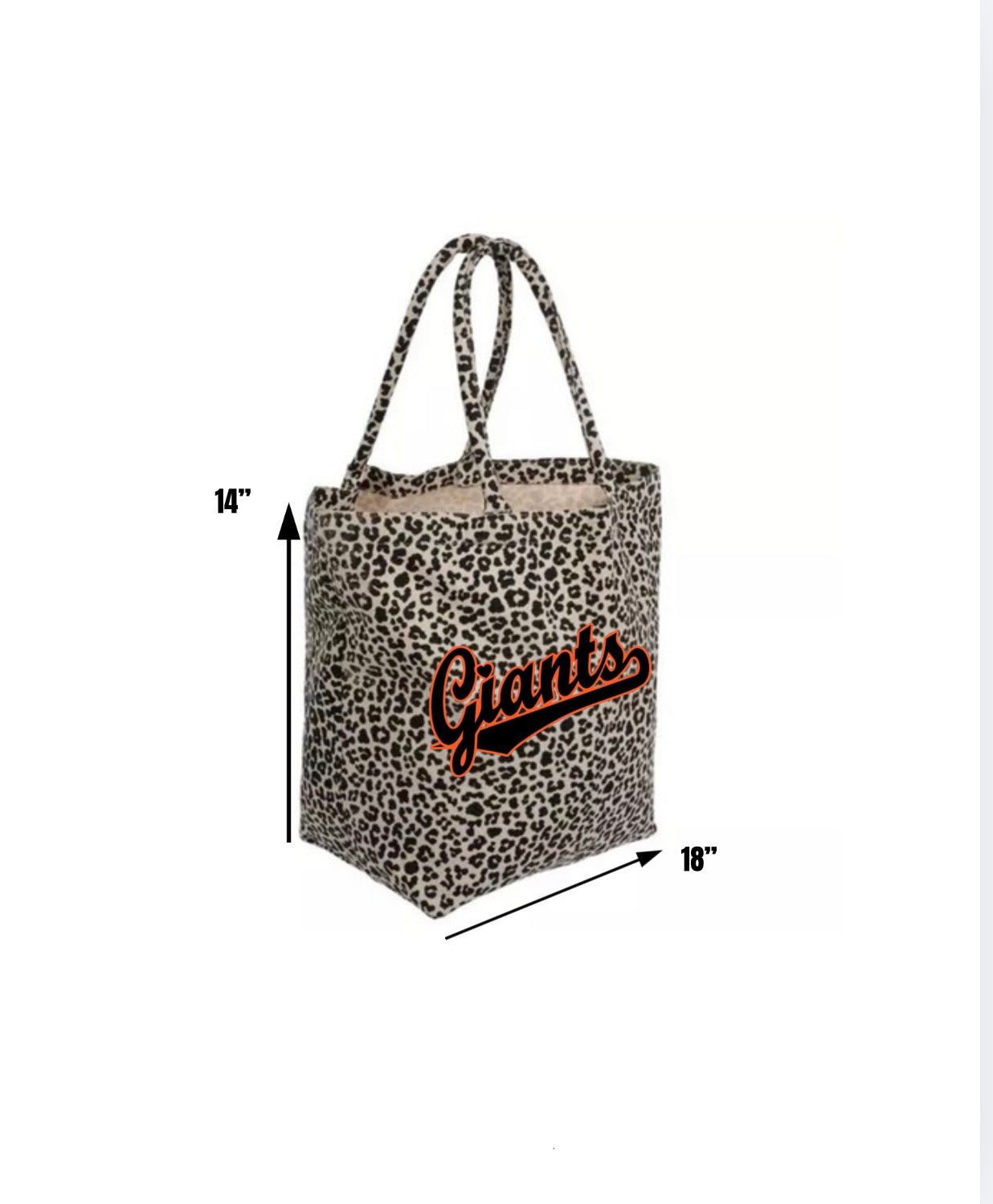 Leopard Giants Tote Bag